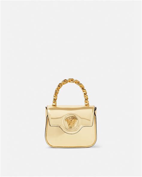 versace backpack with gold|versace la medusa bag.